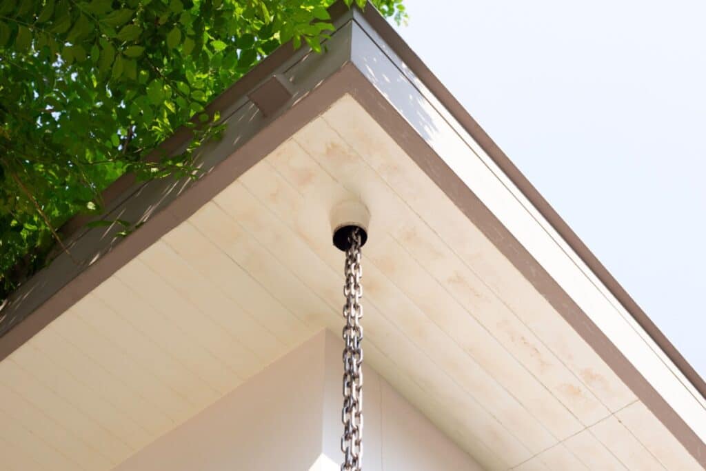 Downspouts vs Rain Chains