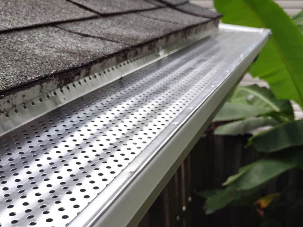 Maintain gutter guards