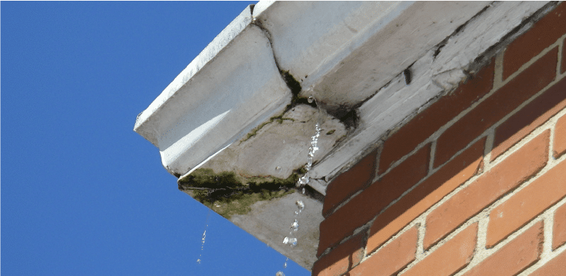 gutter cracks