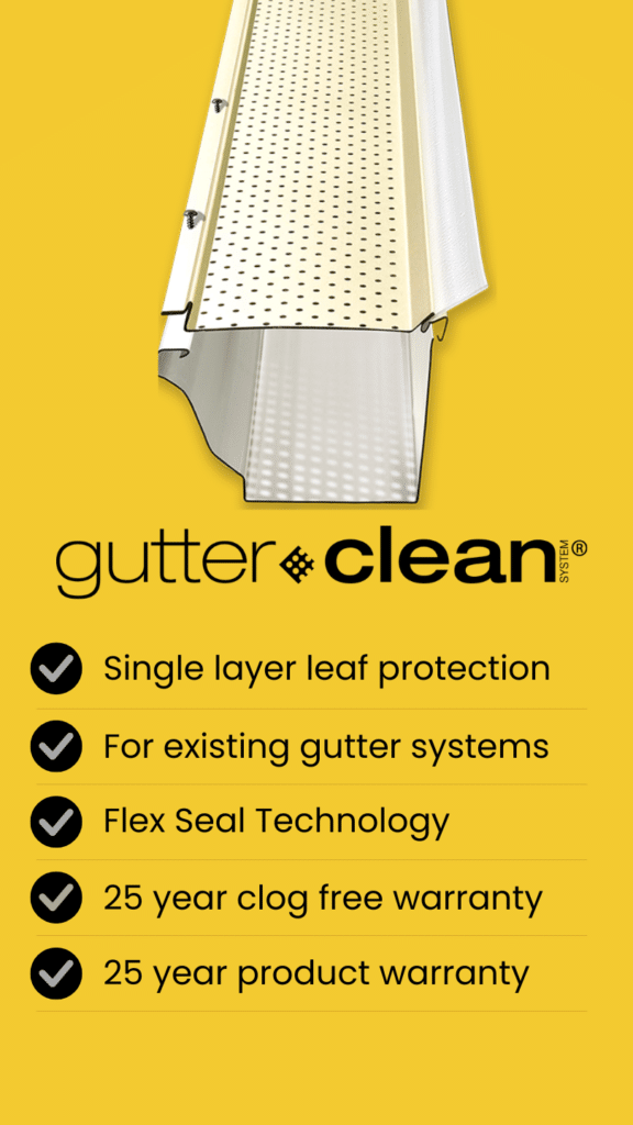 Alu-Rex Gutter Clean gutter guard for existing gutters